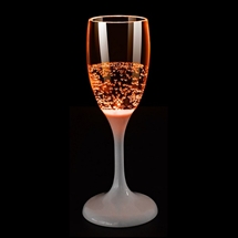 Unison - Orange LED Champagneglas 